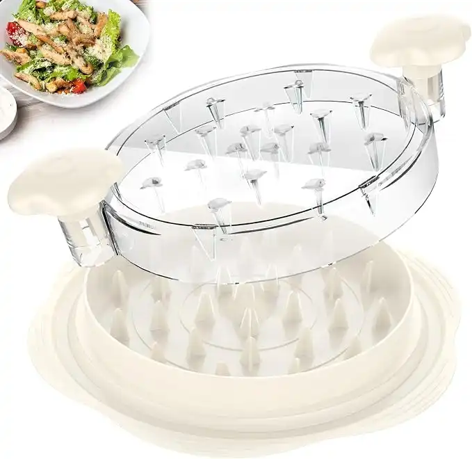 Chicken Shredder Tool Twist Large Meat Shredder with Brush&Fork